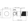 Смеситель для душа WASSERKRAFT FULDA 5251